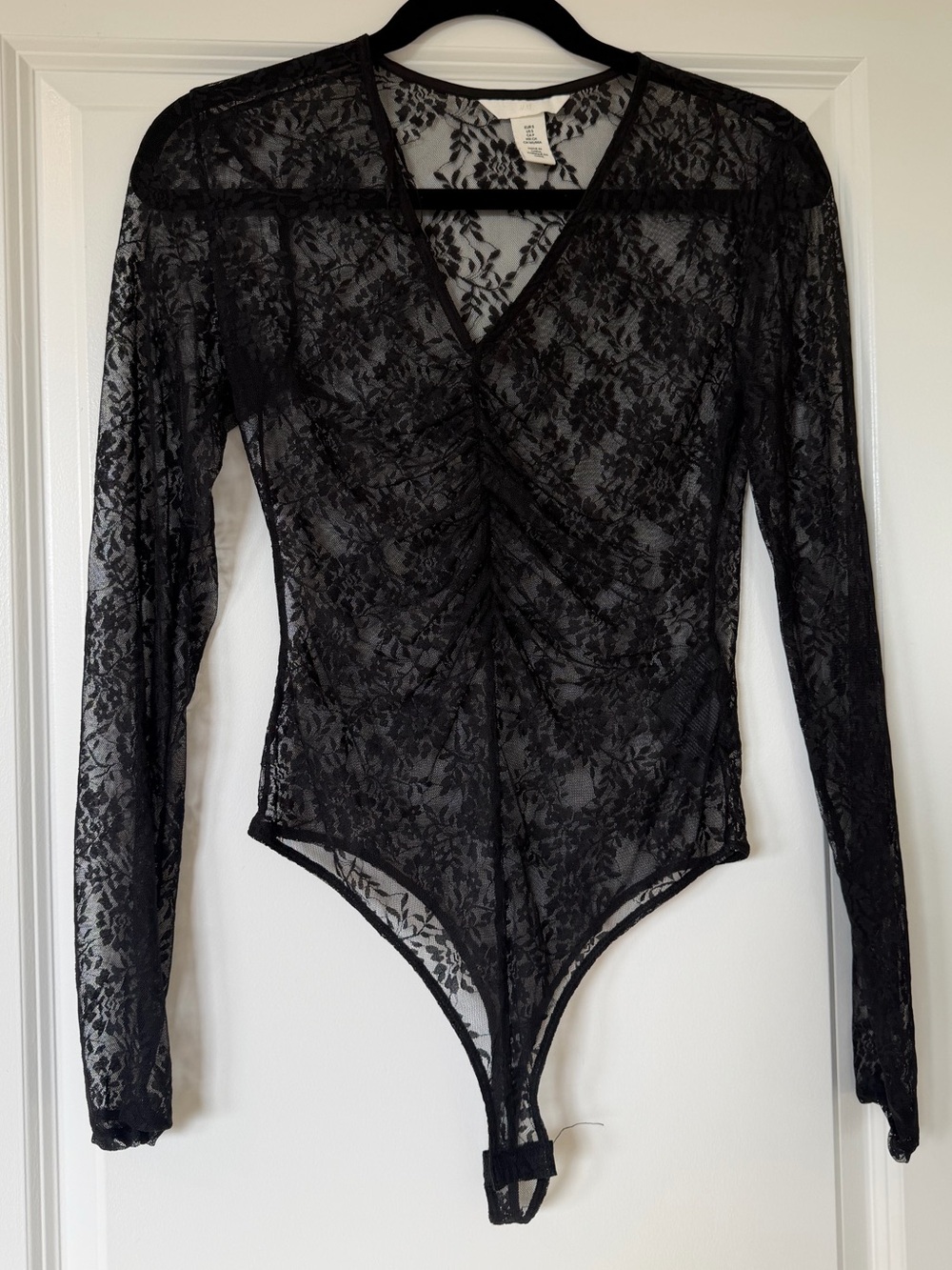 Lace Long-Sleeve Bodysuit